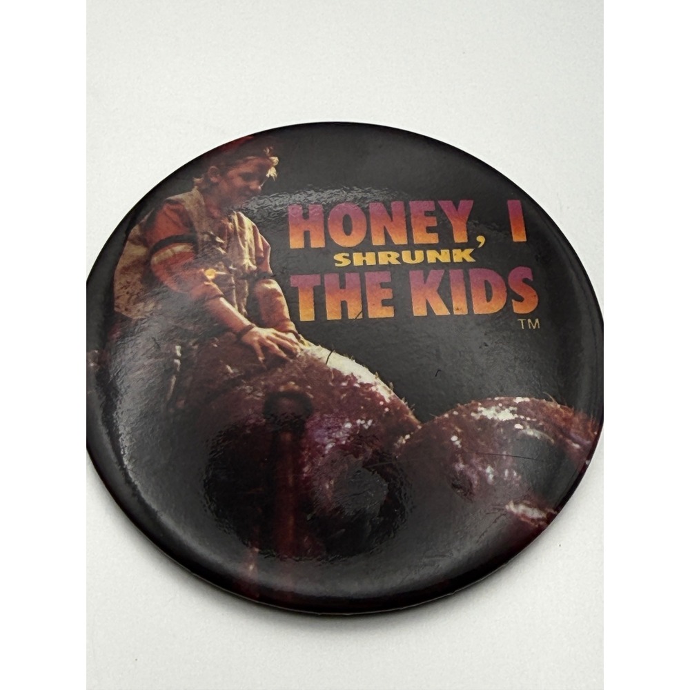 Vintage 80s Disney Honey I Shrunk the Kids Movie Promo Button Pin